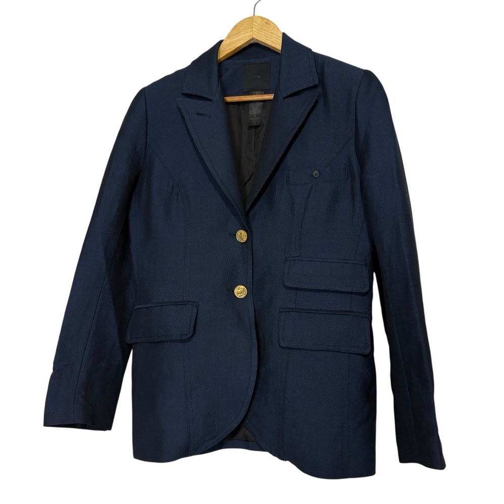 Smythe Navy Blazer with Gold Buttons - Picture 9 of 13